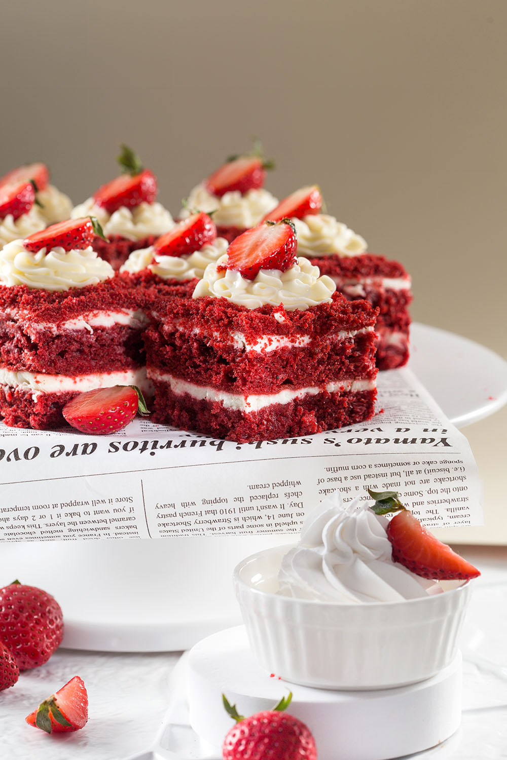 «Красный бархат» пирожное
